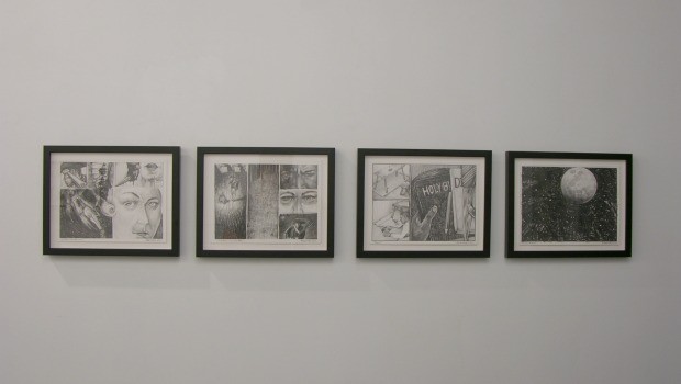 Armstead's photos on the wall of the gallery at LMAKprojects. The gallery is open from 11 A.M. to 6 P.M. Monday through Friday, or by appointment.